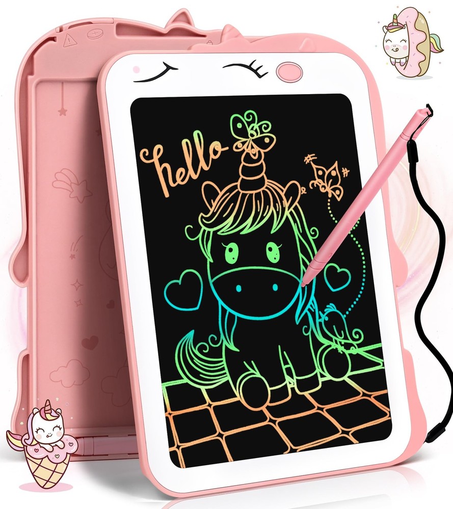 LCD Writing Tablet for Kids Age 2-3 - Unicorn Color Drawing Toy Gift for Boys & Girls