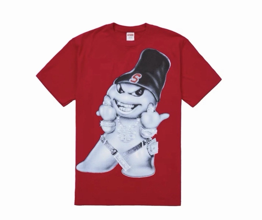 Supreme Snowman Tee Red (Size M) IN-HAND