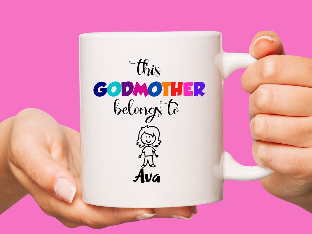 Custom Coffee Mug This Godmother Belongs To Godmother Gift Mug Godmother