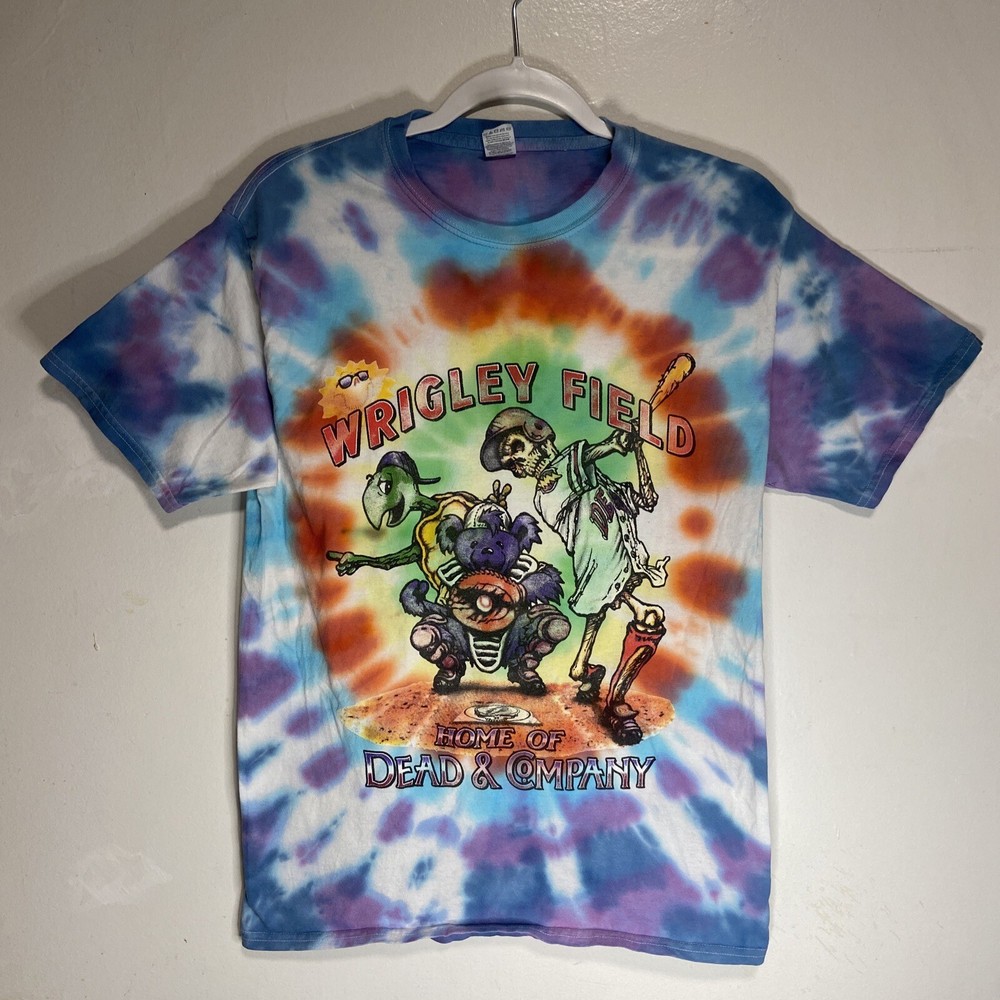 GRATEFUL DEAD and Company 2 Sided Wrigley Field T Shirt Steal Your Base. Sz M.