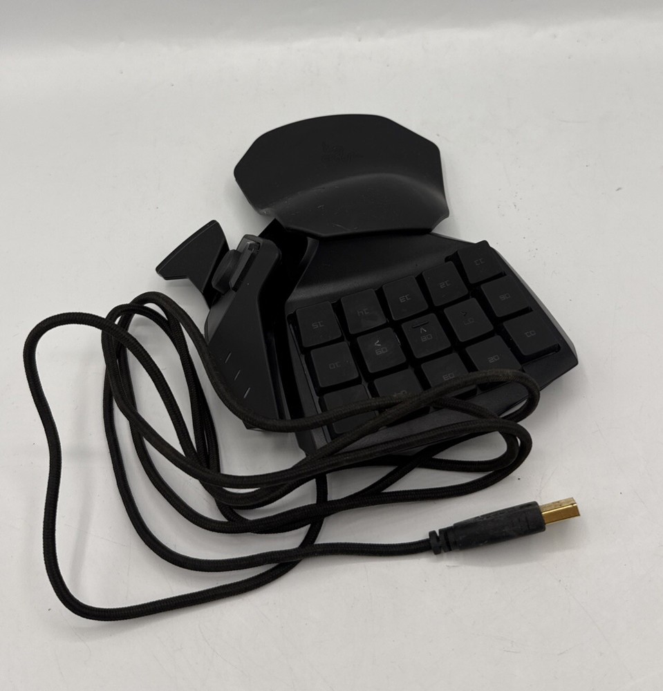 Razer Tartarus Left-Handed Gaming Keypad USB Wired Keyboard Tested Working