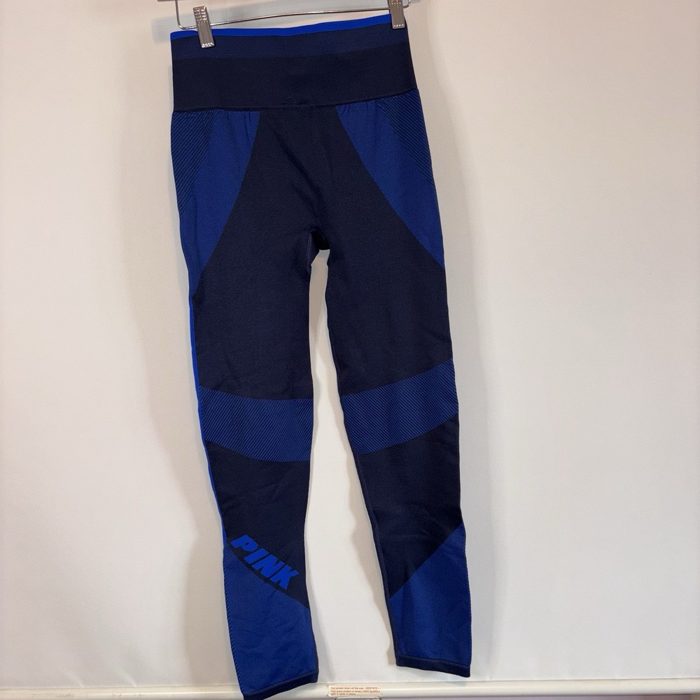 Victoria's Secret Cool Comfy Pink Leggings in Blue Teal Size Medium