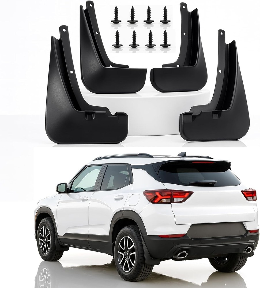 4Pcs Truck Mud Flaps for Chevy Trailblazer 2019-2025 Front Rear Splash Guards