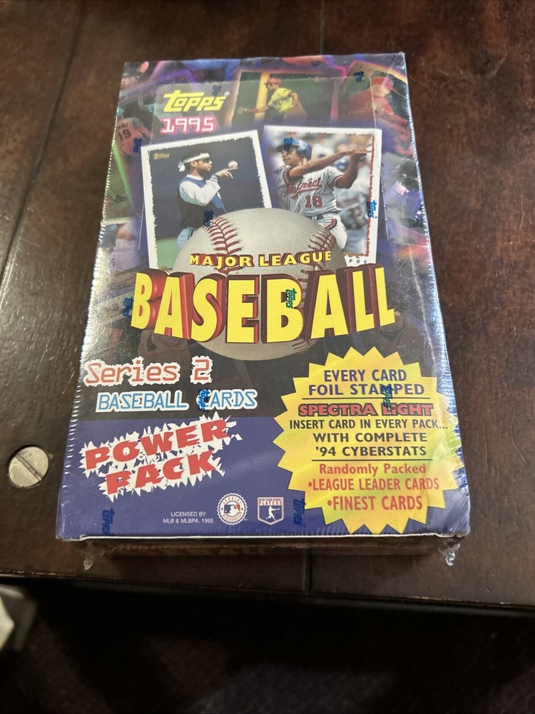 1995 Topps Baseball Series 2 Sealed Hobby Box 36 Power Packs