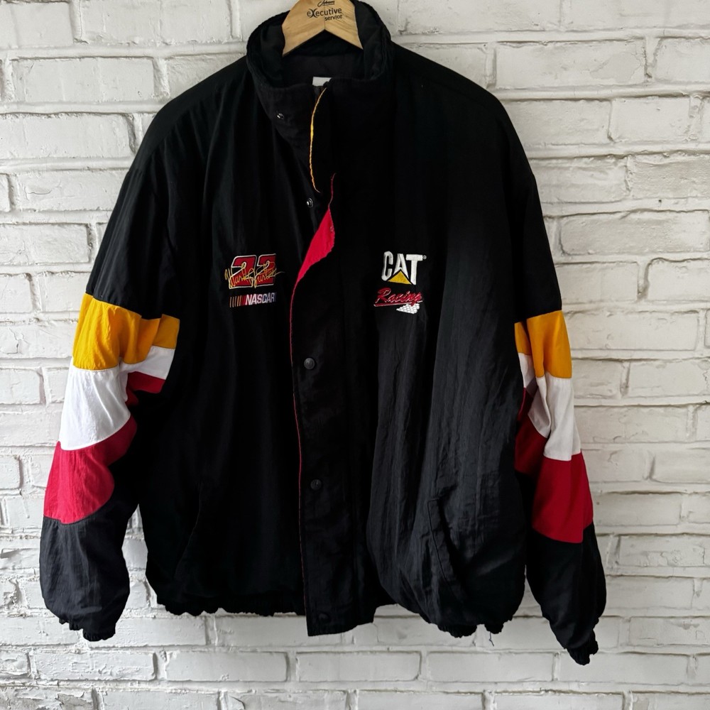 Vintage CAT Racing NASCAR Puffer Jacket in XXL Size
