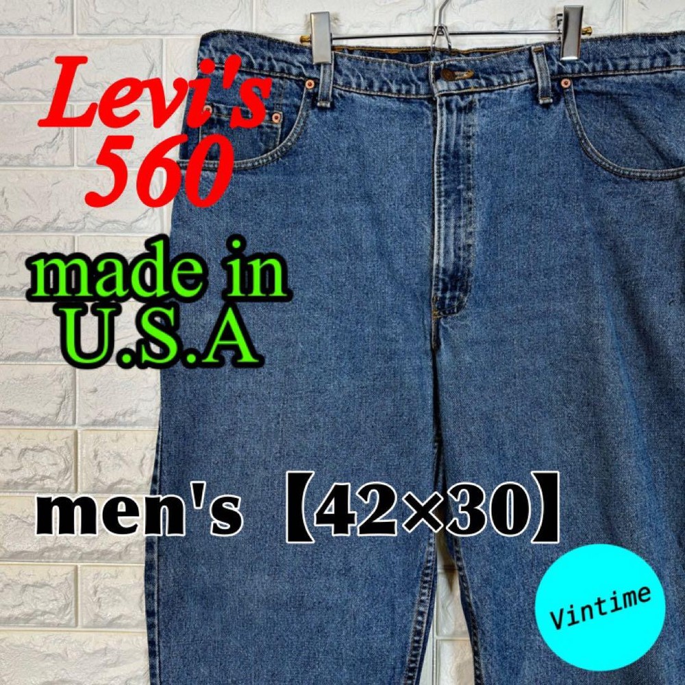 V686 Usa Levi S 560 Denim Pants Men'S 42 30