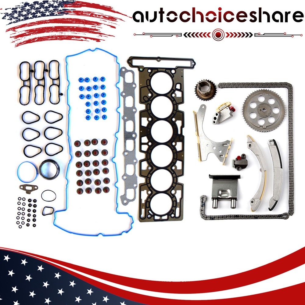 Timing Chain Kit & Head Gasket Set For GMC Envoy Chevrolet Trailblazer 4.2L