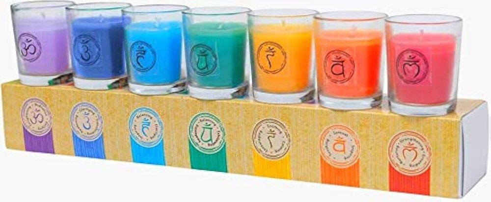 Aromatherapy Votive Candle Set with Eucalyptus and Lavender Scents