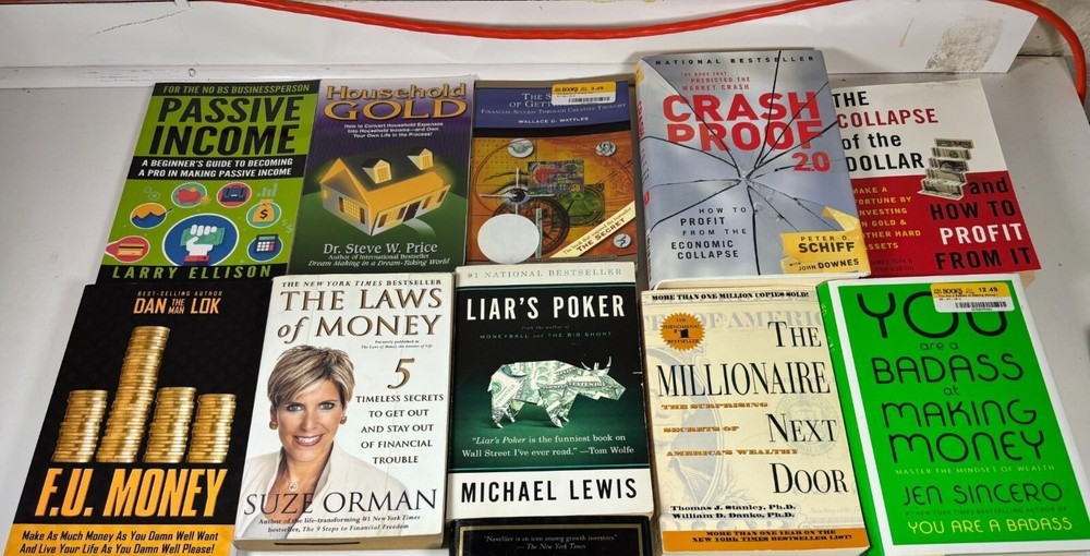 Set Of 10 Personal Finance & Money Management Books By Various Authors