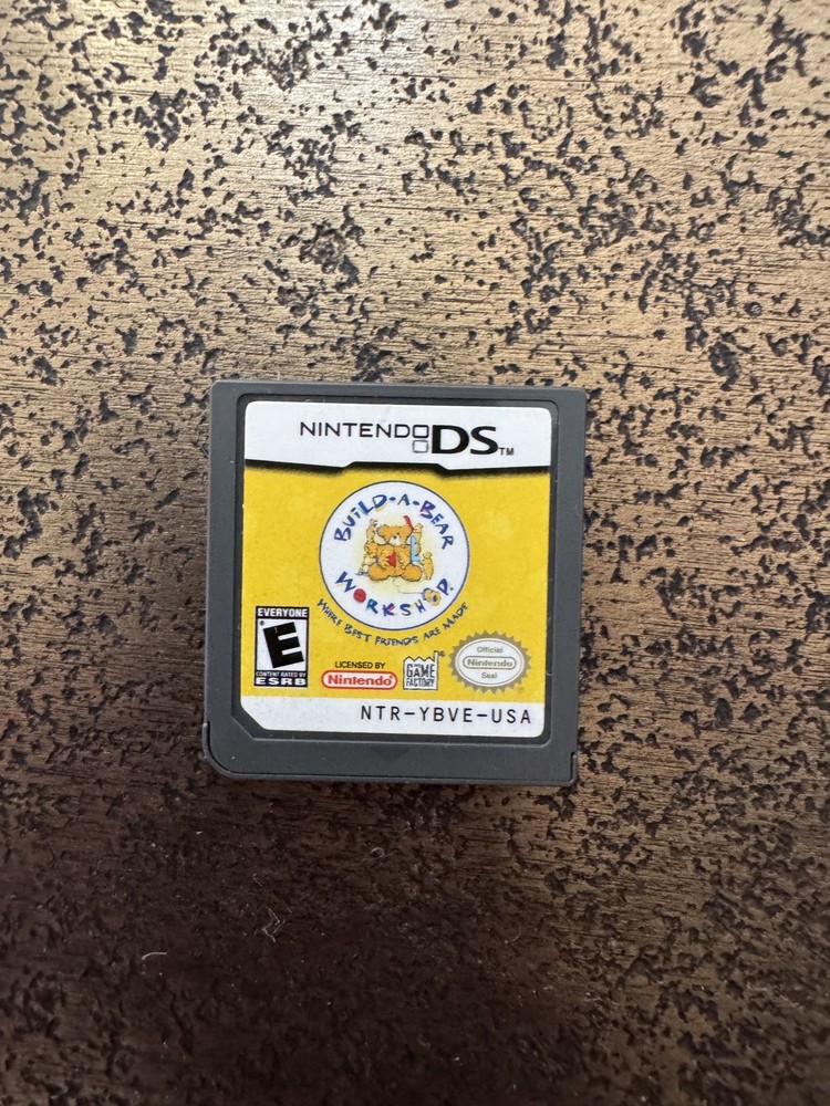 Build-A-Bear Workshop Nintendo DS Game Card