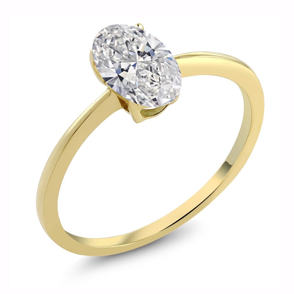 925 Silver Moissanite Stone Boho Stackable Cyber Monday Gift Ring Jewelry Size 7-image