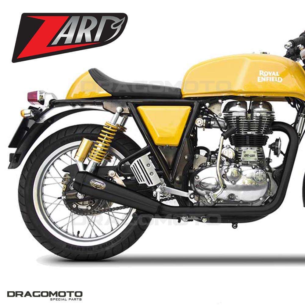 ROYAL ENFIELD CONTINENTAL GT 500 2017 2018 ZARD Full exhaust CONICAL Black RC...