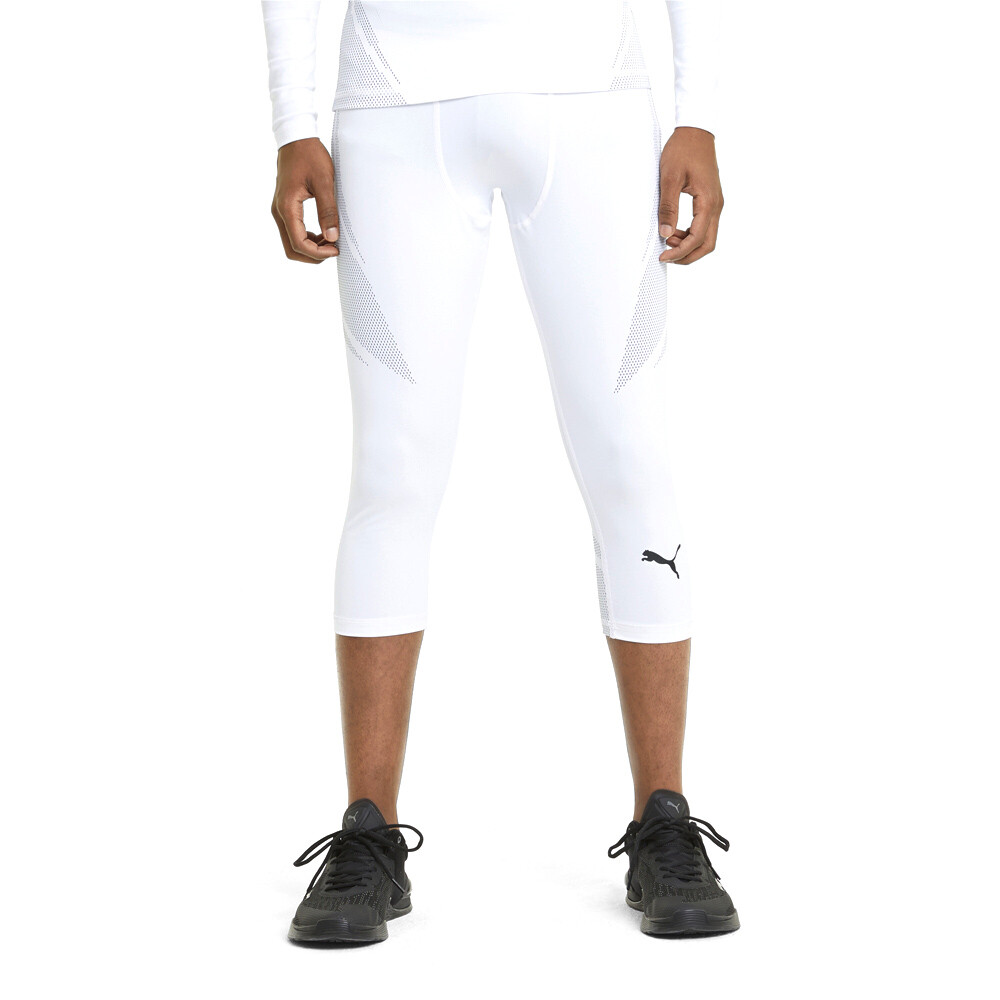 Puma ExoAdapt 34 Training Leggings Mens White Athletic Casual 52010802