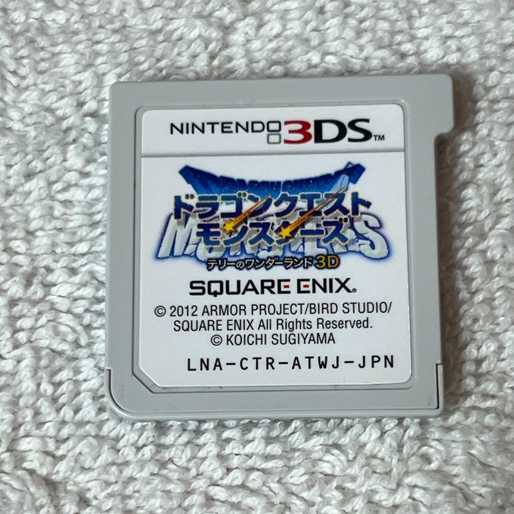 Dragon Quest Monsters Terry’s Wonderland 3DS Japanese Version LNA-CTR-ATWJ  