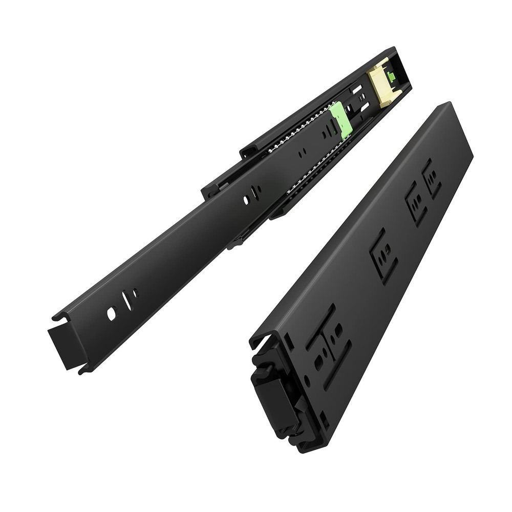 VADANIA 20-Inch Push Open Drawer Slide VF1245 3-Fold Full Extension Heavy Duty