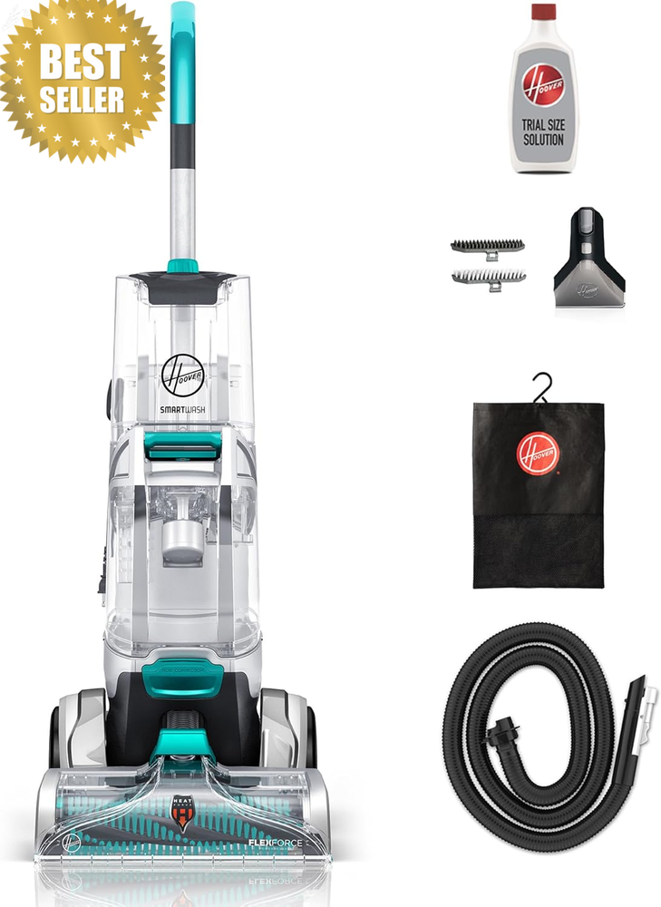 SmartWash Automatic Carpet Cleaner Deep Cleaning Shampooer for Home Use