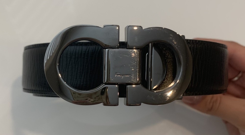 Men's Salvatore Ferragamo Leather Belt