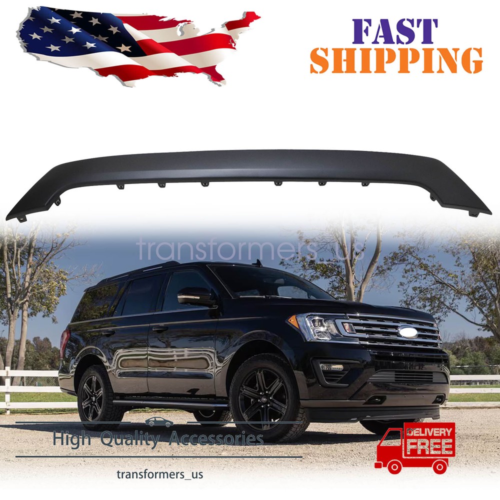Fit Ford Expedition 2018-2021 New Front Lower Bumper Cover Molding JL1Z-8419-BA