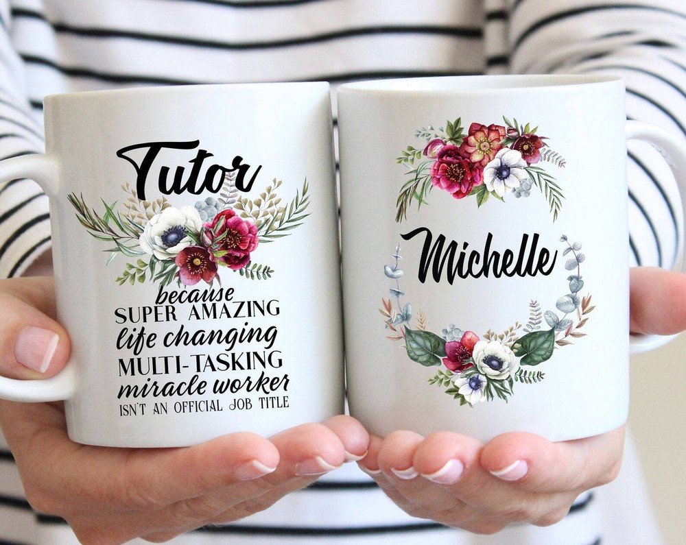 Personalized Tutor Gift Mug For Women L Mentor Teacher Gift From Student L