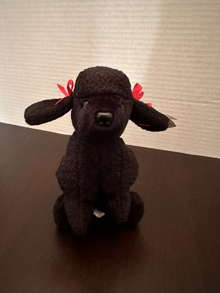 Vintage TY Beanie Babies GiGi Poodle Plush Toy Animal