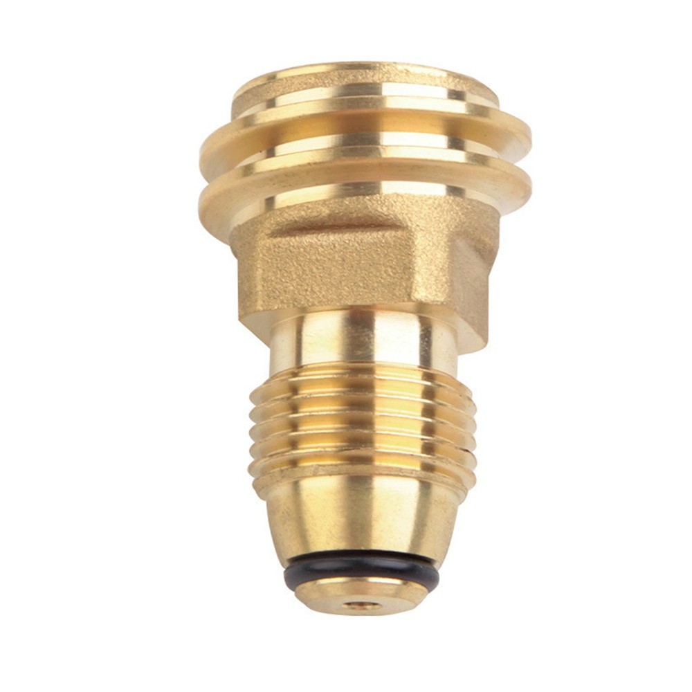 Heavy-Duty Brass Propane Tank Conversion Connector for Reliable Performance