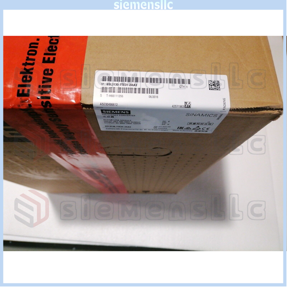 6SL3131-7TE31-2AA3 Siemens Sinamics S120 Active Line Module Fast Shipping GQ