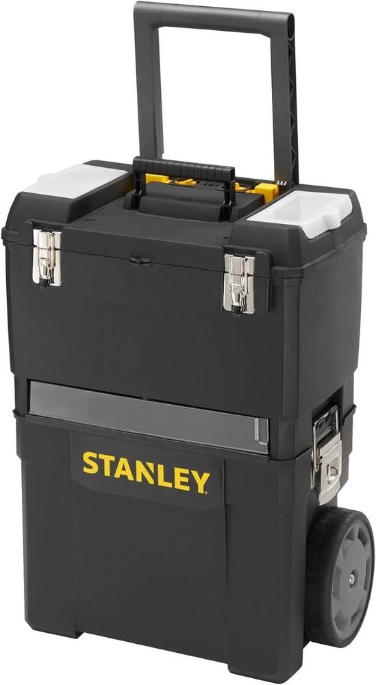 Stanley 2-in-1 Mobile Tool Drawer Set with Storage Compartments