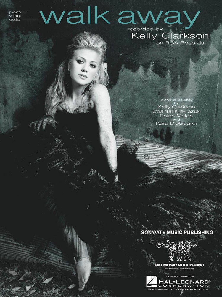Kelly Clarkson Walk Away Piano Sheet Music Guitar Chords Lyrics Pop