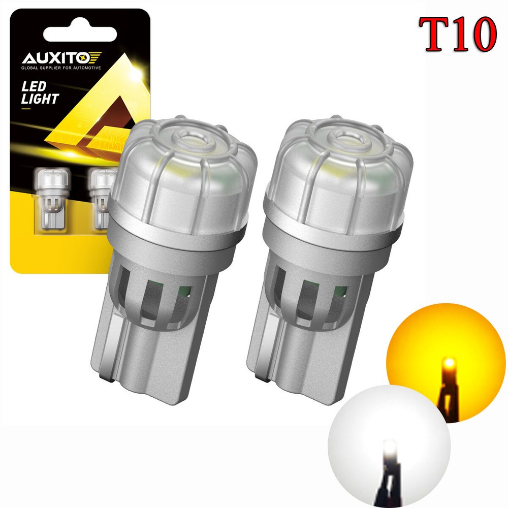 AUXITO T10 LED License Plate Light Car Interior Bulbs White 194 2825 CANBUS M