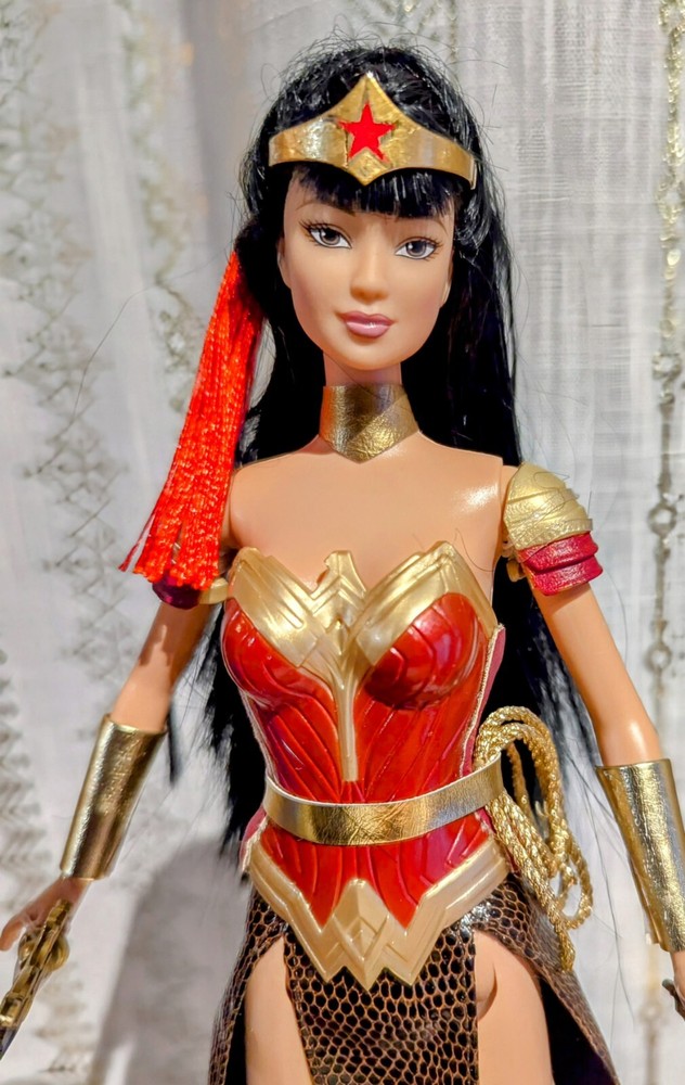 OOAK Chinese Wonder Woman Doll Year of the Snake Limited Edition #8
