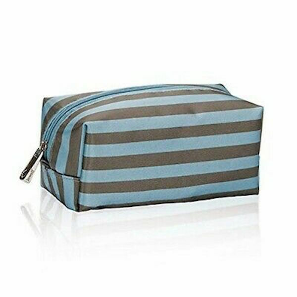 Thirty One Uptown mini zipper pouch makeup cosmetic bag 31 gift Perfect Stripe