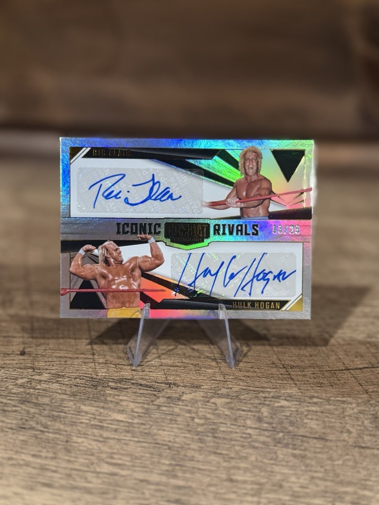 2025 Panini Combat Anthology Hulk Hogan Ric Flair Dual Auto 13/25 🔥🔥