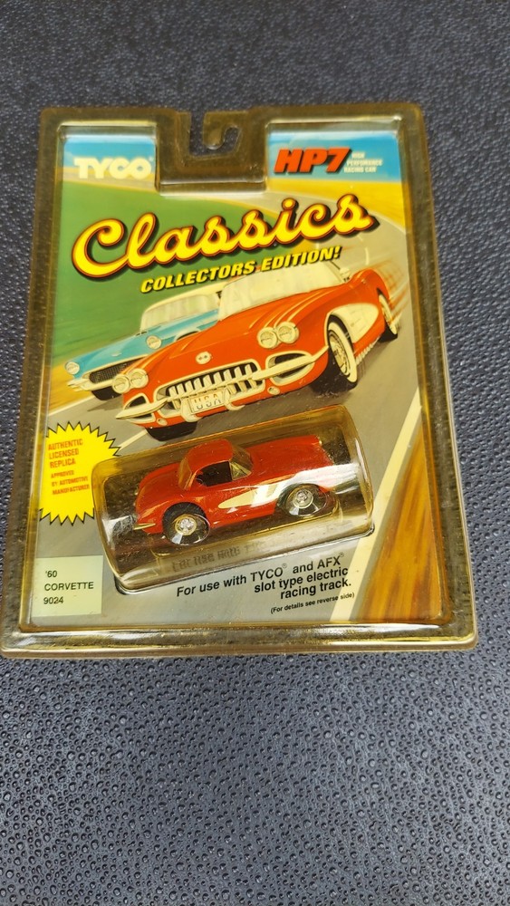 1960 Corvette Collector Edition Red White Slot Car Tyco Classics HP7 Sealed
