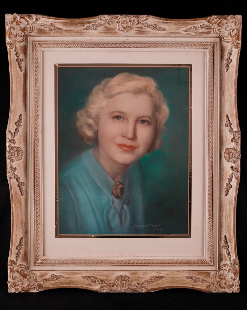 Vintage Framed Original Pastel Painting 