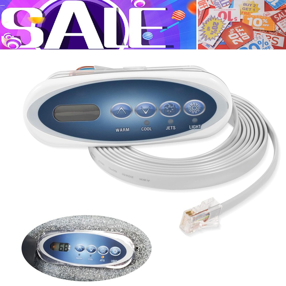 4 Button Topside Control Panel for Balboa Mini Oval Heat Jacket Systems 53238