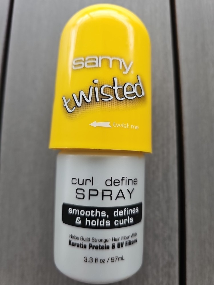 Samy Twisted Curl Define Spray with Keratin Protein & UV Protection for Smooth Defined Curls