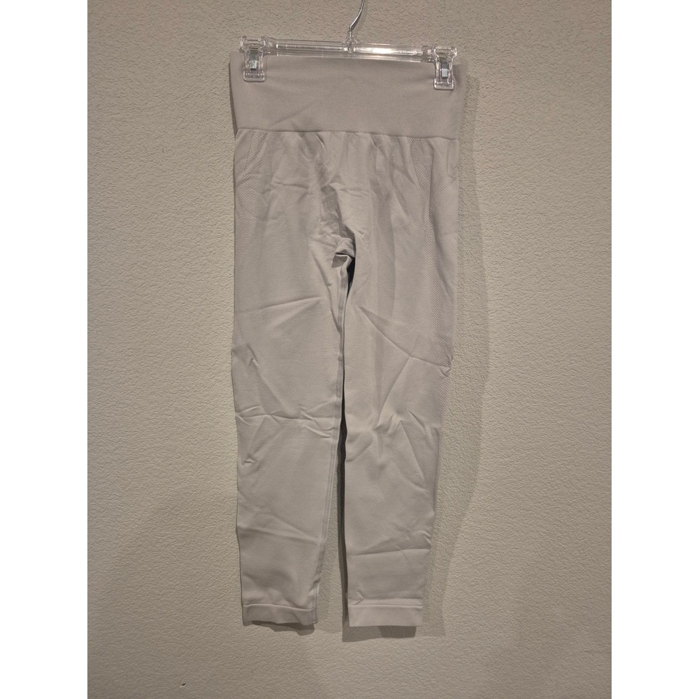 Halara High Waisted Seamless Ruched Yoga Leggings Size L Grey NWT