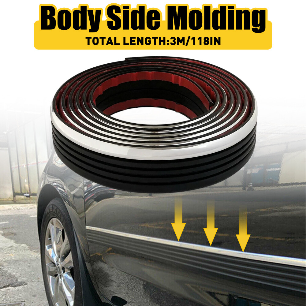 118'' Body Belt Outside Side Molding Protector Roll For 88-98 Chevy GMC Truck