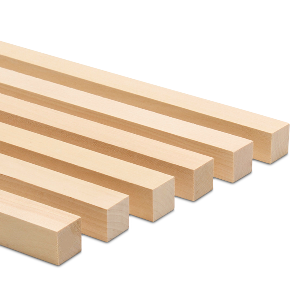 Wood Square Dowel Rods 3/4  x 48