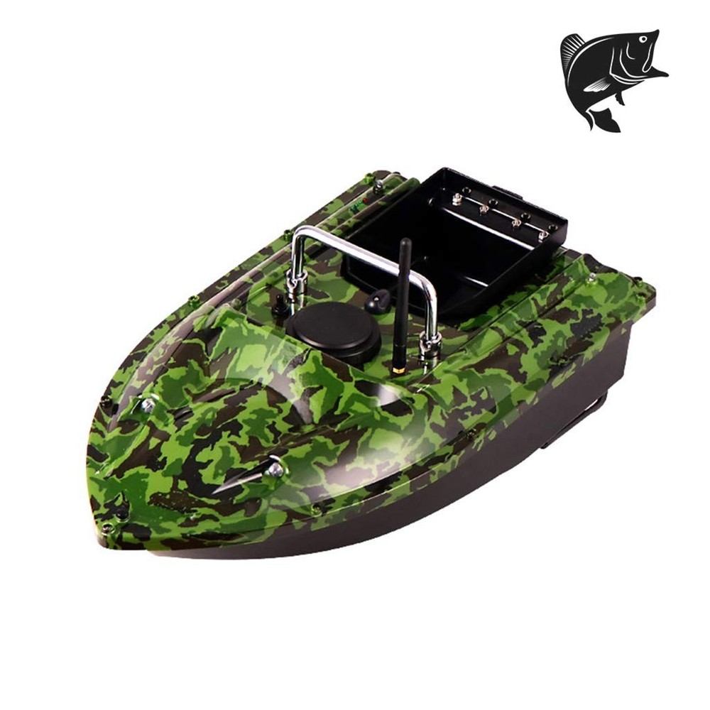 RC Bait Boat for Carp Fishing with 500m Range & 1.5kg Capacity