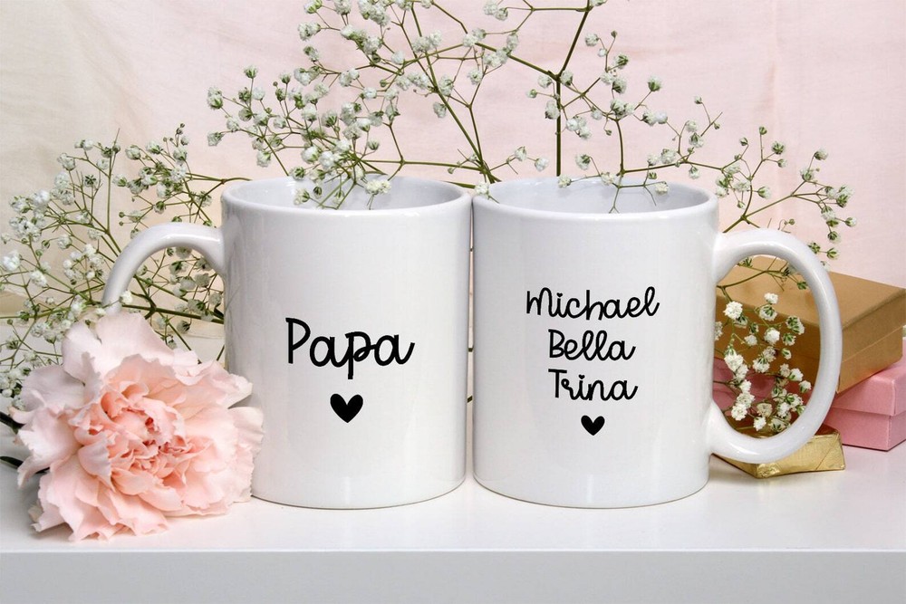 Father's Day Gift Mug For New Dad Dad Mug Personalized Daddy Mug First Father's