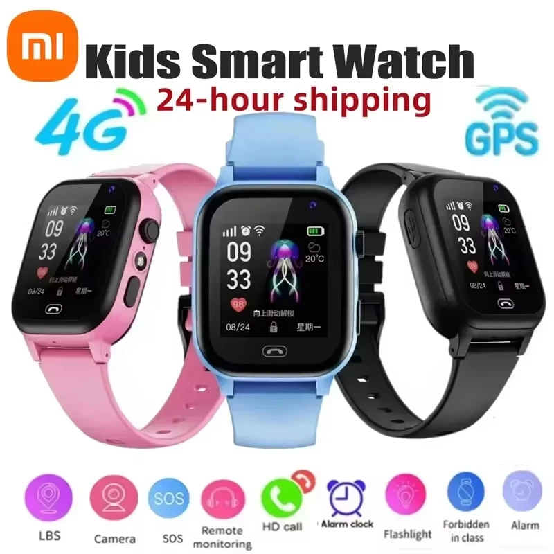Xiaomi Kids 4G Smartwatch with GPS SOS Video Calls Waterproof SIM Card
