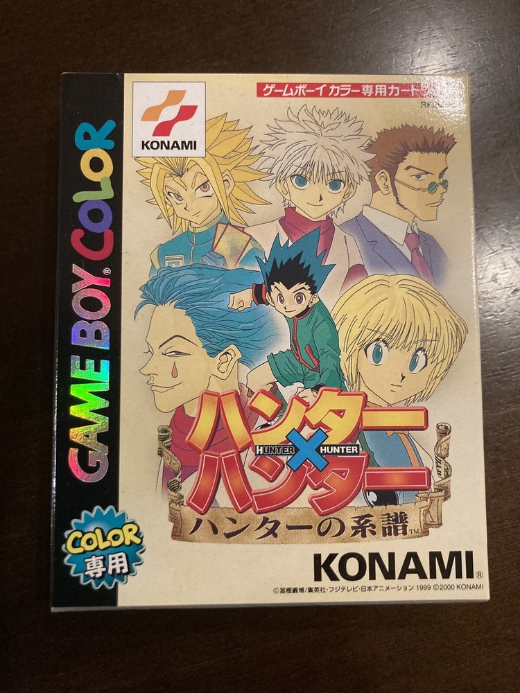 Hunter x Hunter Gameboy Color Hunter no Keifu with Unopened Cards GBC Japanese