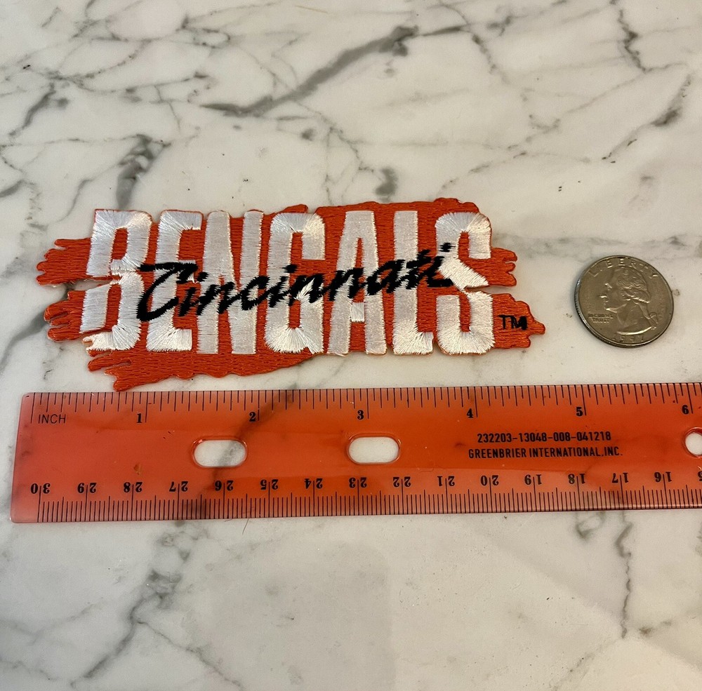 Cincinnati Bengals Embroidered Patch Vintage