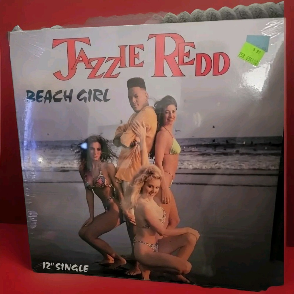Jazzie Redd Beach Girl Single   Sealed Vinyl Record Album