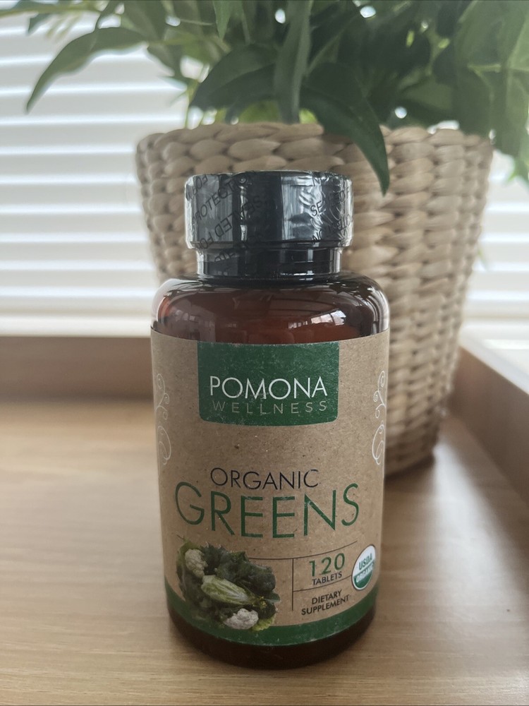 Pomona Wellness Organic Greens Superfood Supplement 120 Tablets Exp. 03/2025
