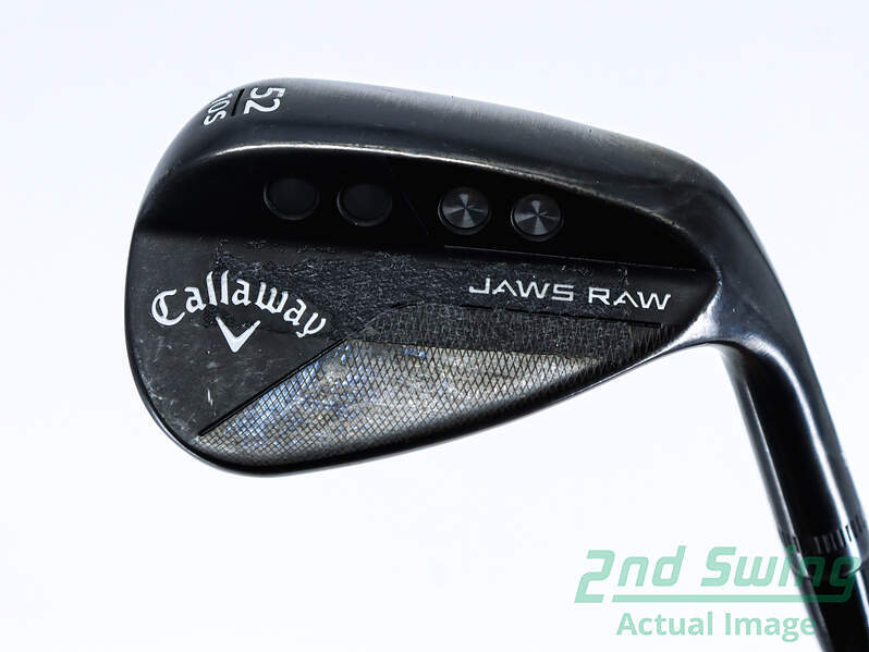 Callaway Jaws Raw Black Plasma Gap Wedge 52° X-Stiff Right 35.5in Steel