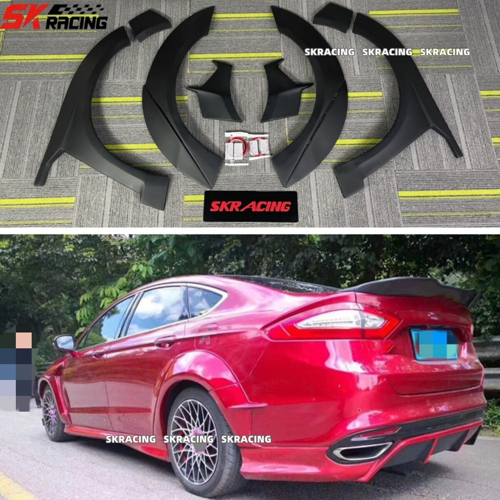 Ford Fusion 2014-2018 Primer Fender Flare Kit Wheel Arch Cover Trim Set of 10X