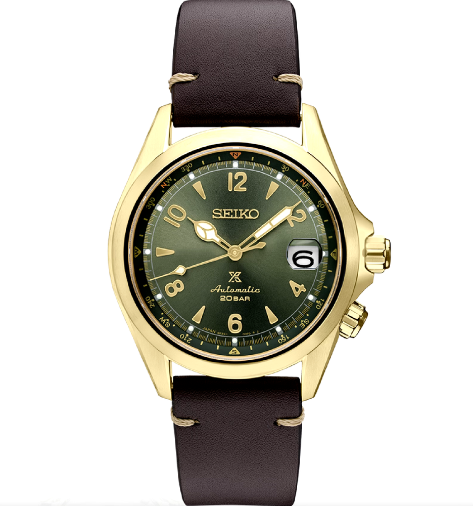 Seiko Prospex Alpinist 39.5 MM SS Gold Color Automatic Watch SPB210J1
