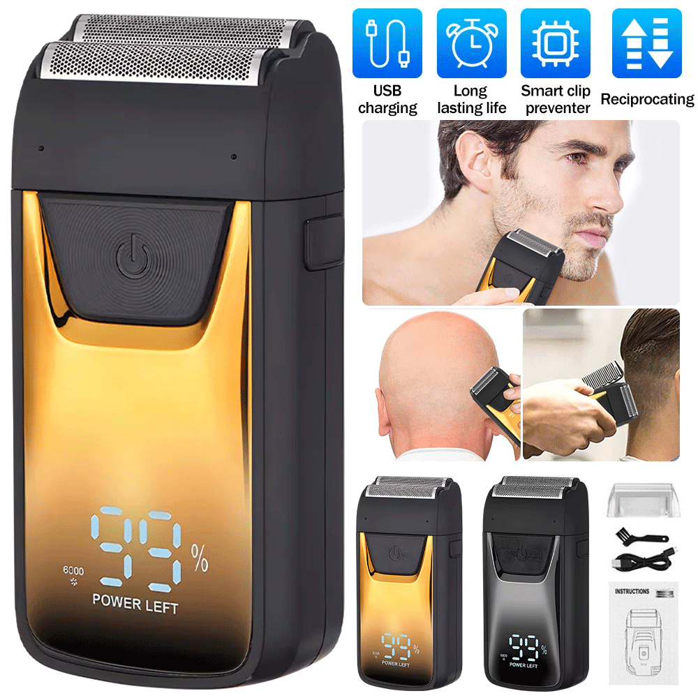 Professional Rechargeable Electric Shaver Trimmer Razor For Hair Beard Gift Mens